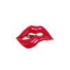 Brošňa Lady Lips pery fashion