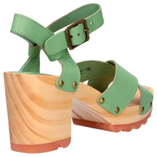 KICKERS sandále na platforme KICK WISE kožené green - Image 4