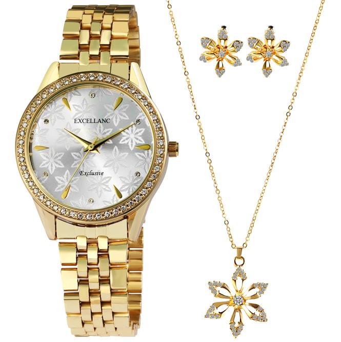 Darčeková súprava s dámskymi hodinkami náhrdelníkom a náušnicami_1800233-