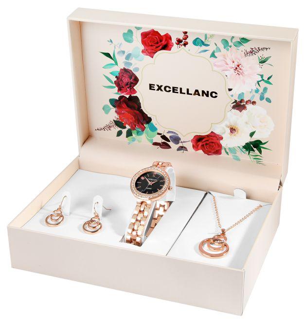 Darčeková súprava s hodinkami náhrdelníkom a náušnicami