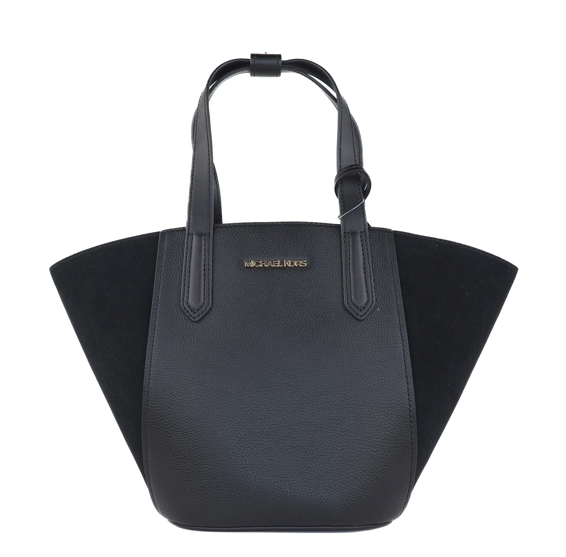 MK Portia Small Leather Suede Tote Handbag kabelka multibella