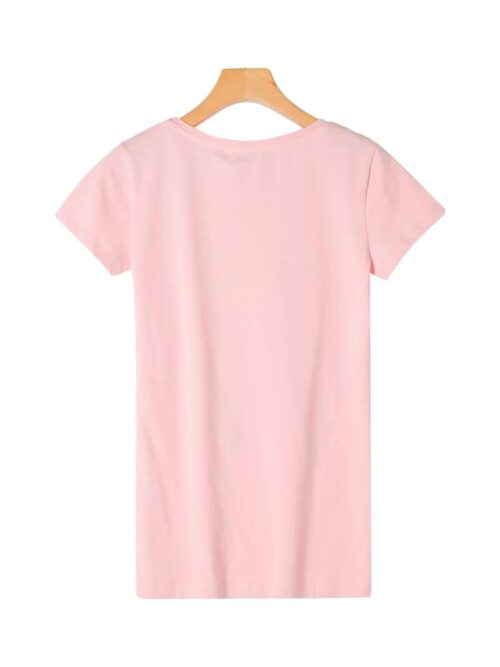 Women s T shirt damske tricko pink 1 multibella