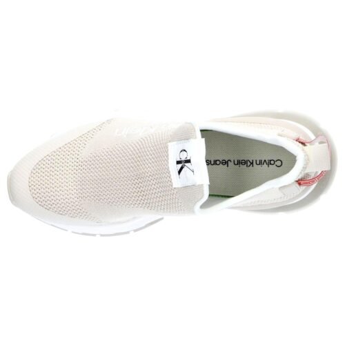 CALVIN KLEIN damske klinove tenisky YW0YW00532ACF RUNNER EGGSHELL - Image 3