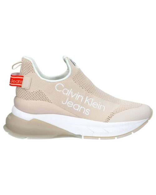 CALVIN KLEIN damske klinove tenisky YW0YW00532ACF RUNNER EGGSHELL