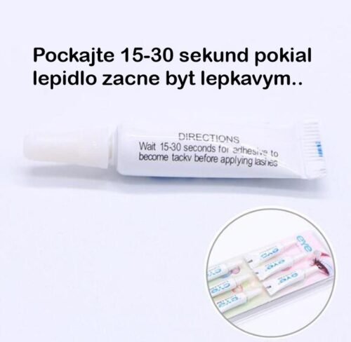 Mini lepidlo na mihalnice vodeodolne make up biele - Image 6