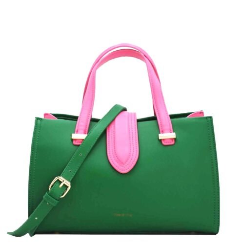 Dvojfarebna taska Boston 6895 4