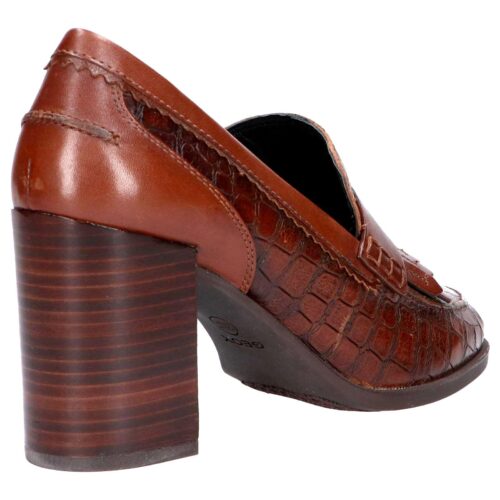 damske lodicky Heel shoes GEOX D94F0C BROWN 2
