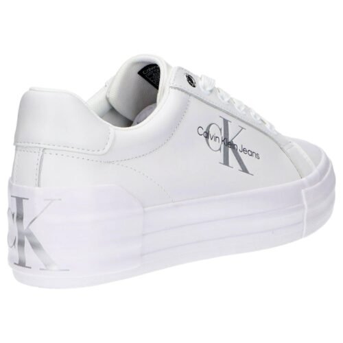 CALVIN KLEIN damske biele tenisky triple white - Image 3