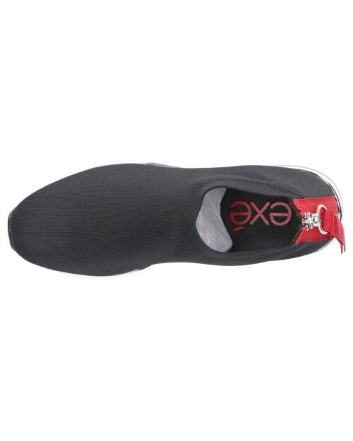 EXE Dámske ELASTICKÉ TENISKY klinove black - Image 3