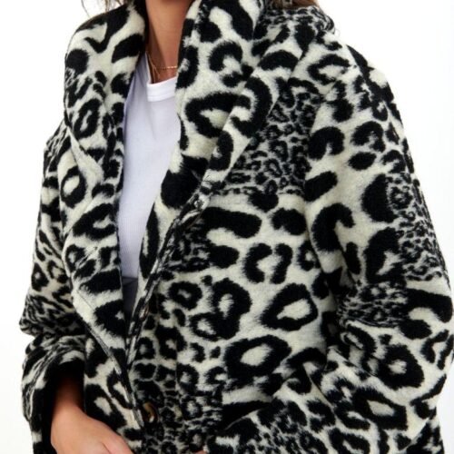 ITALY Dámsky luxusny vlnený kabát