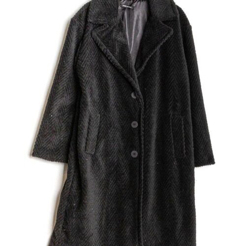 vlneny oversize kabat bella 5595 dlhy 4