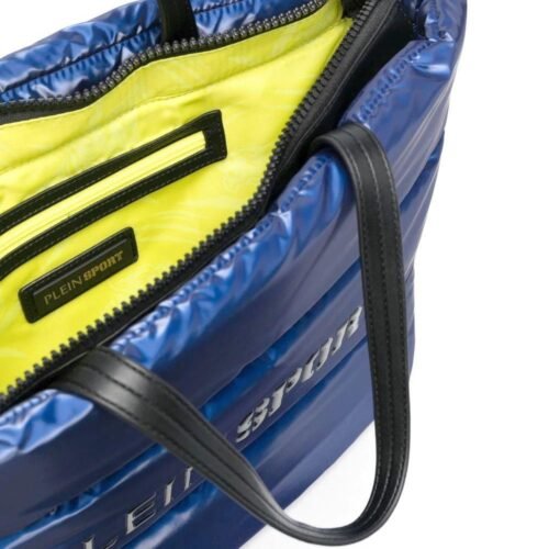 Nakupna taska Plein Sport leskla modra 2