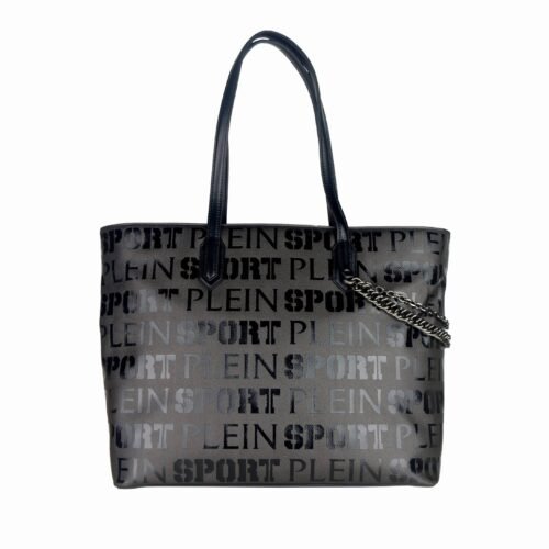 Plein Sport shopping bag kabelka monogram black