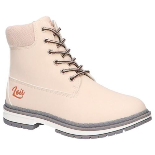 LOIS JEANS mid boots clenkove topanky beige
