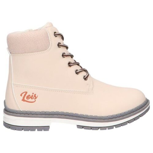 LOIS JEANS mid boots clenkove topanky beige
