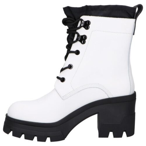 Clenkove cizmy CALVIN KLEIN JEANS Chunky Heeled Boot Laceup YW0YW00729 Bright White 1 multibella