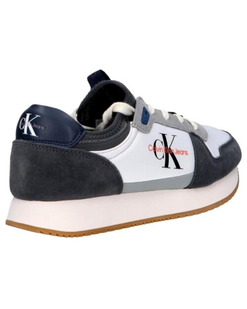 MAN SPORTS SHOES CALVIN KLEIN YM0YM005530IW grey runner sock panske tenisky 2 multibella