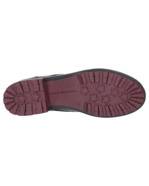 TOMMY HILFIGER Členkové šnurovacie čižmy monogram BLACK - Image 4