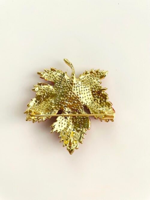 Brošňa Nature List strass luxusna fashion elegant - Image 3