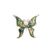 Brošňa Motyl butterfly blue enamel