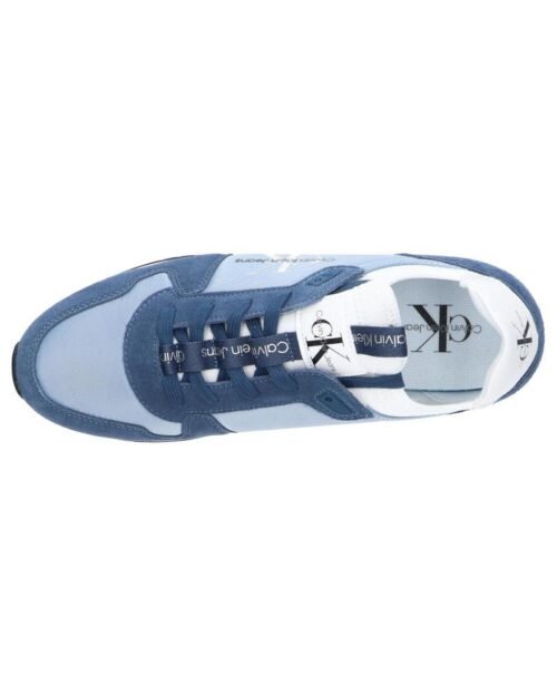 CALVIN KLEIN panske tenisky YM0YM00553 LACEUP ICELAND BLUE - Image 4