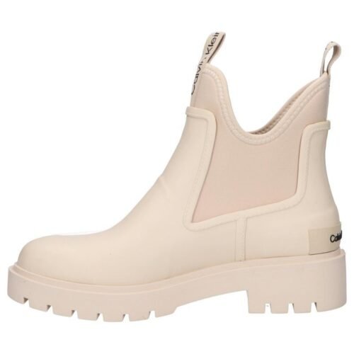 CALVIN KLEIN YW0YW01034 MID RAINBOOT CHELSEA ACF EGGSHELL 1