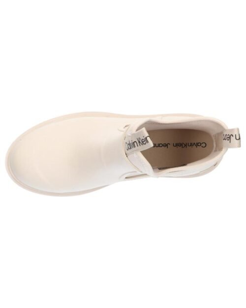 CALVIN KLEIN jeans GUMÁKY Mid Rainboot Chelsea Eggshell - Image 3