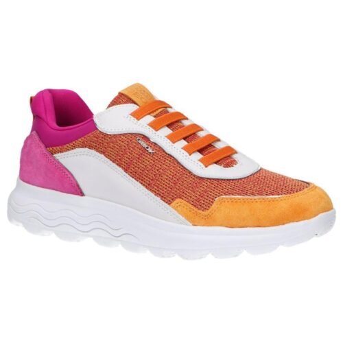 GEOX D25NUD D SPHERICA C2237 ORANGE FUCHSIA tenisky