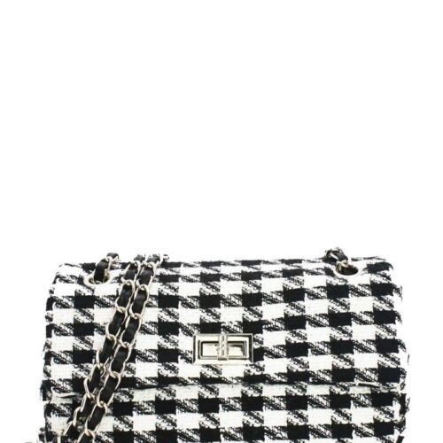Taska cez rameno Houndstooth Tweed kohutia stopa 5559 3