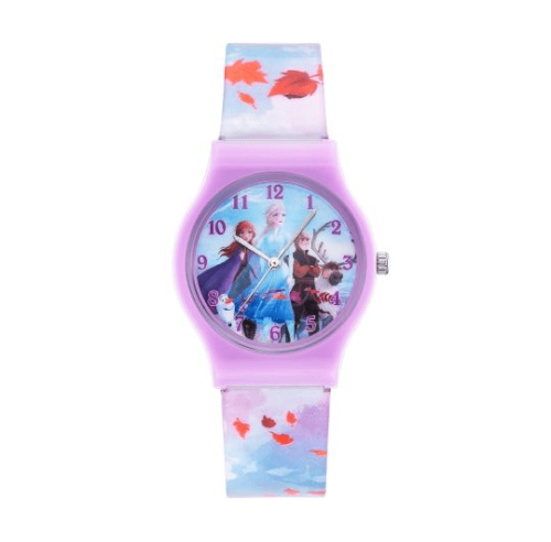 Detské hodinky Frozen II s plastovým remienkom