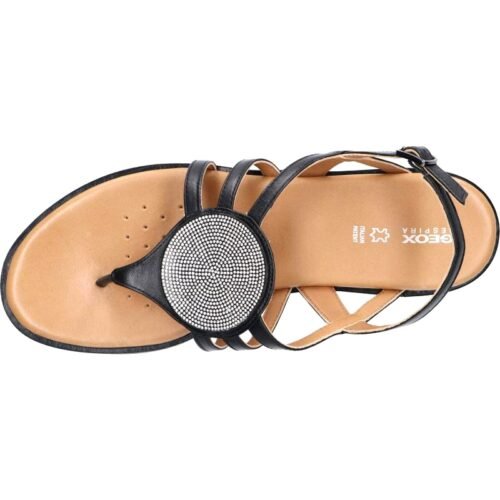 nizke sandale SANDALS GEOX D25SDH 000TU D NAILEEN C9999 BLACK 3