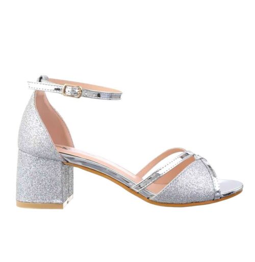 Dámske sandále spoločenské glitter elegant