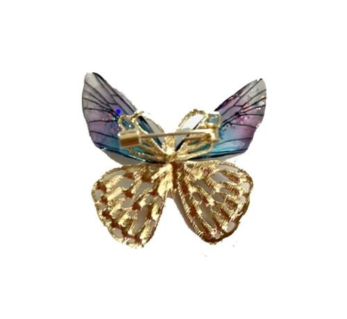 Brošňa Motýľ butterfly fashion multicolor handmade - Image 3