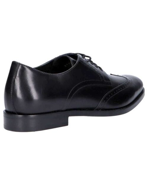 GEOX Pánske poltopánky U84E3A HAMPSTEAD BLACK – Obrázok 5