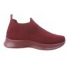 Dámske tenisky socks ponožkové burgundy