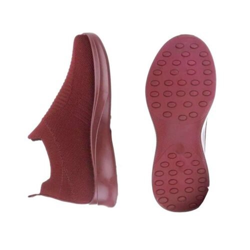 Alternative view of Dámske tenisky socks ponožkové burgundy