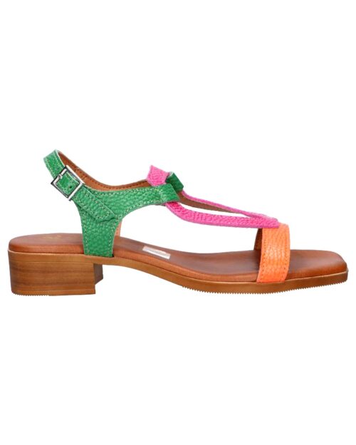 OH MY SANDALS kožené dámske sandále Camila multicolor