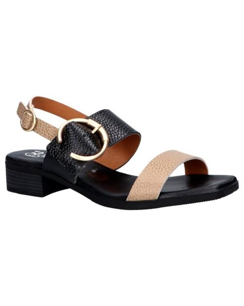 OH MY SANDALS kožené dámske sandále nizke Carlota