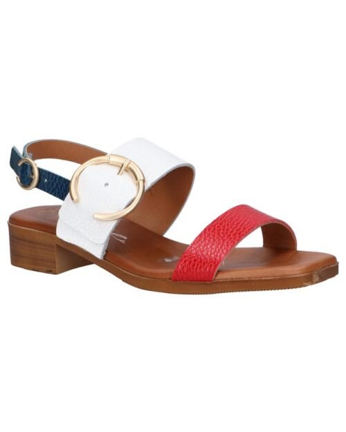 OH MY SANDALS kožené dámske sandále nizke Carlota