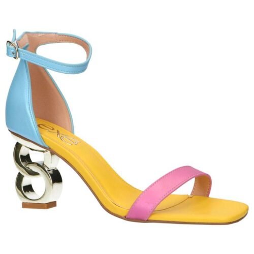 WOMAN SANDALS EXE LILIAN 055 PU AQUA PINK damske sandale