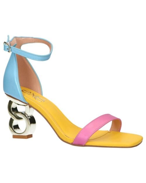 EXE Dámske luxusne sandale LILIAN AQUA PINK - Image 3