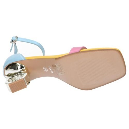 WOMAN SANDALS EXE LILIAN 055 PU AQUA PINK damske sandale 4