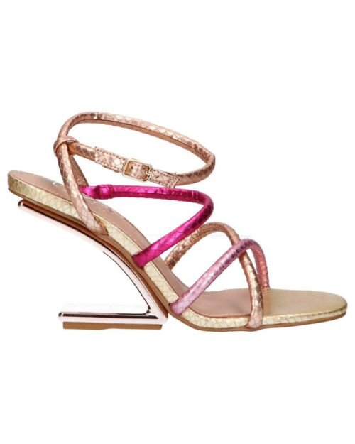 WOMAN SANDALS EXE MAGGIE-811 SNAKE FUXIA-damske-sandale-6