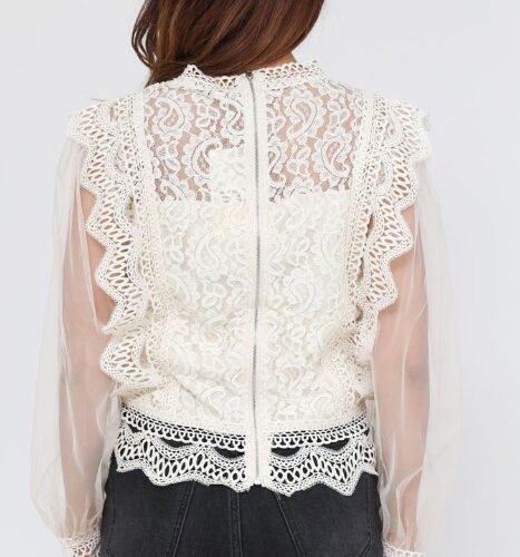 bluzka cipka krajka retro france jhfash 1901 3