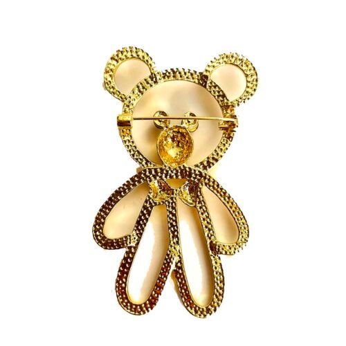 Brošňa Macko Bear maxi gold fashion