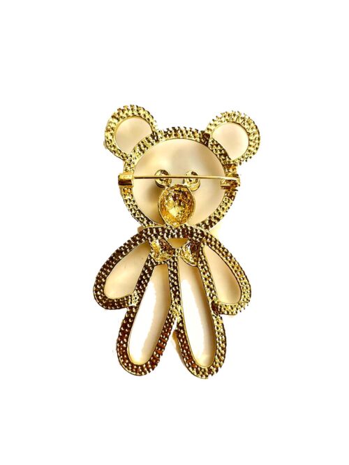 Brošňa Macko Bear maxi gold fashion