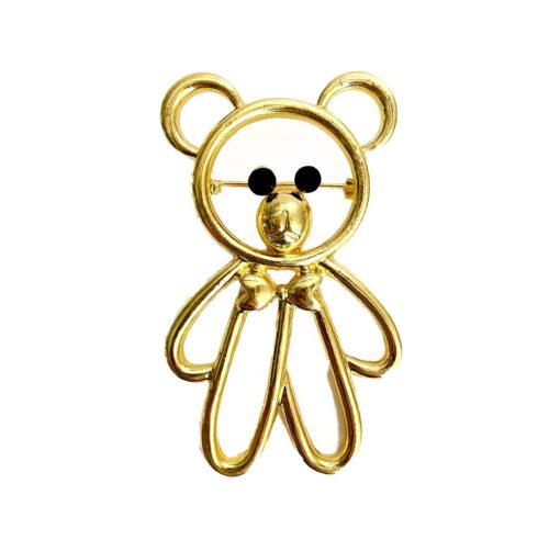 Brošňa Macko Bear maxi gold fashion