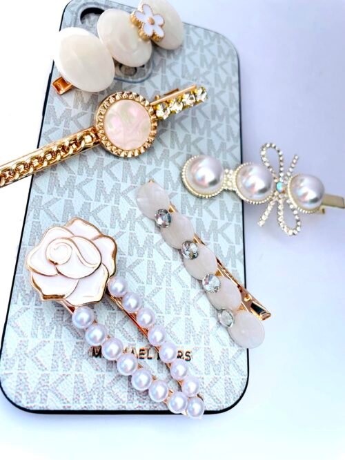 Sponky do vlasov MIX 5 ks fashion glam elegant - Image 4