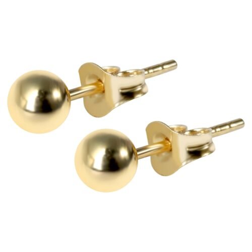 ZLATO Dámske náušnice zlaté náušničky gulicky 4 mm 333/000