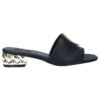 EXE KATY 811 SNAKE BLACK damske sandale 1 1